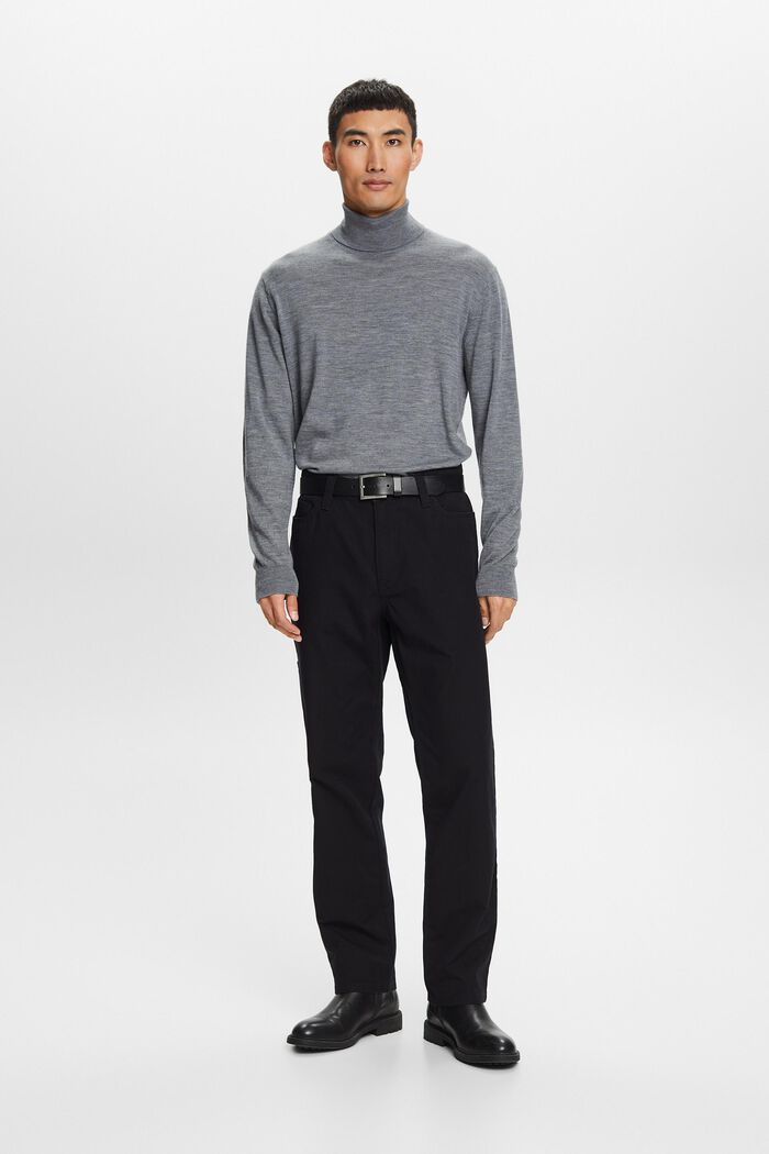 Rollkragenpullover aus Merinowolle