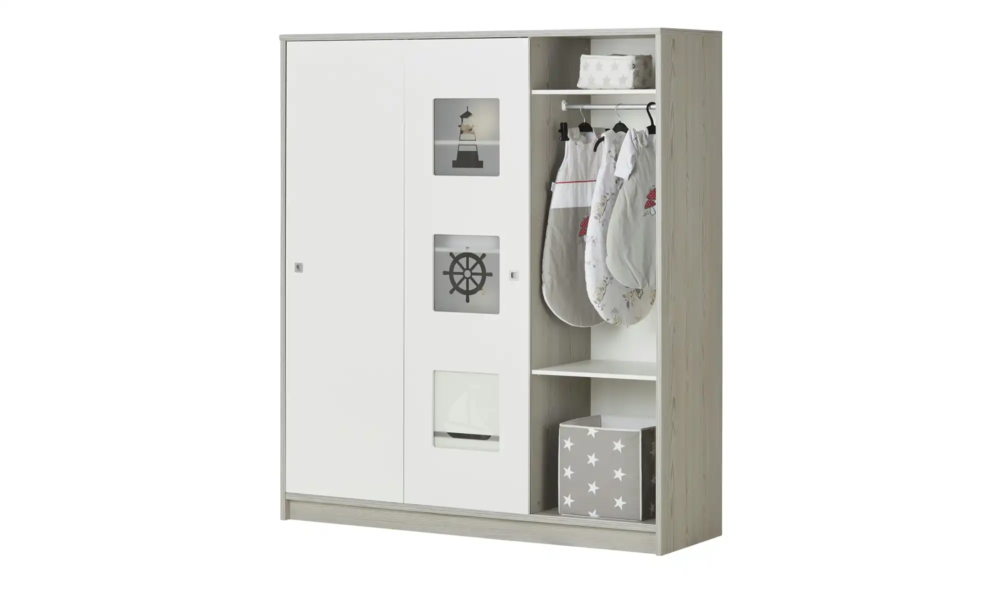 Kleiderschrank, 2-türig