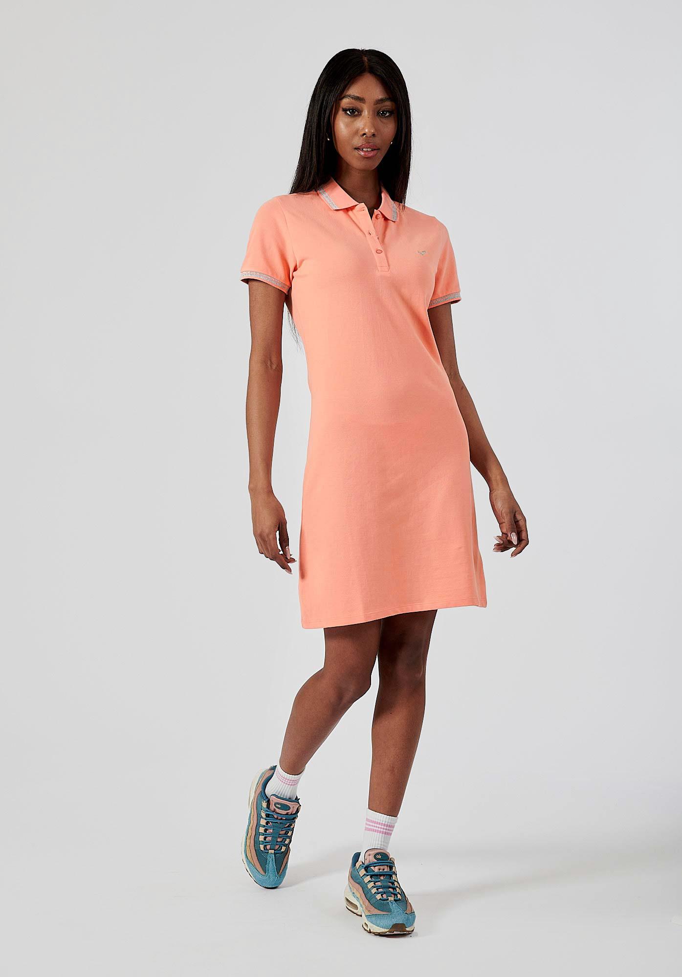 JULIX  Robe polo corail Femme