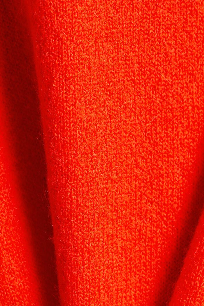 Langer Wollmix-Cardigan