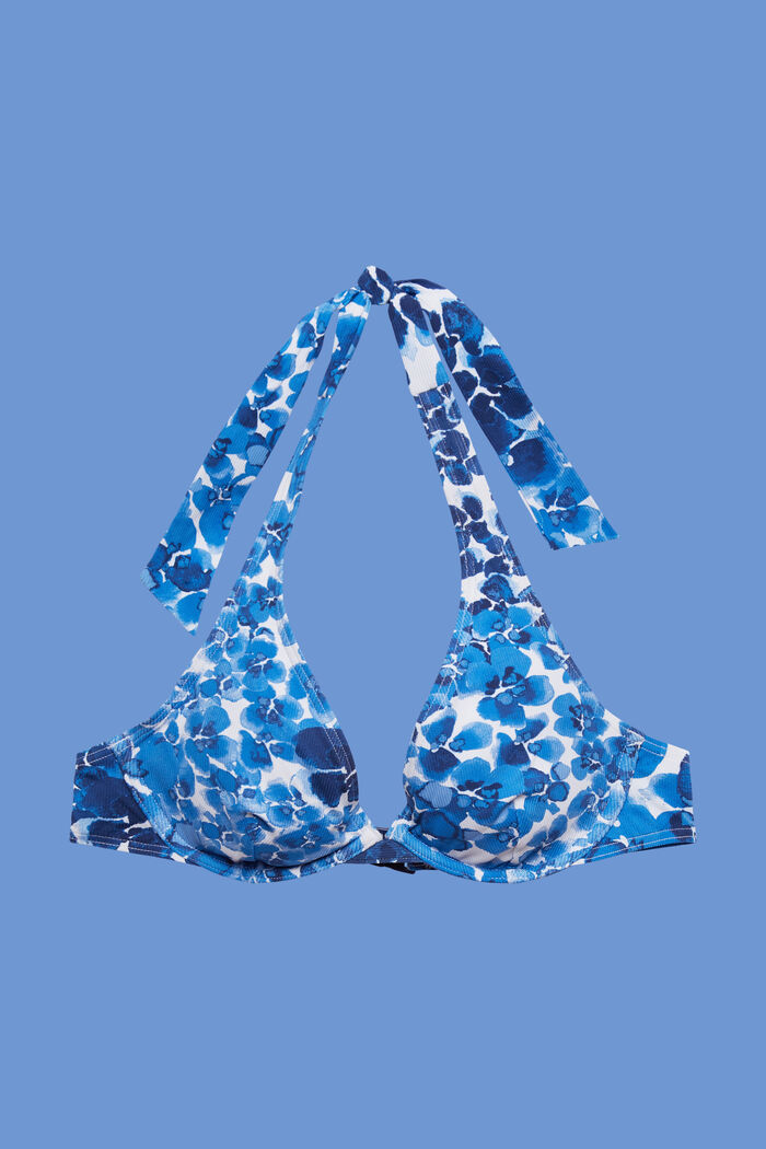 Recycelt: Neckholder-Bikinitop mit Bügel-Cups