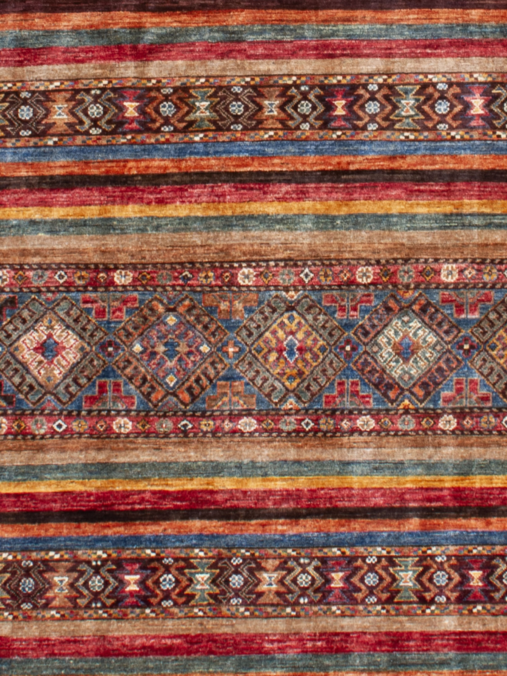 Chobi Schal ca. 257 x 309 cm, Unikat / Einzelstück