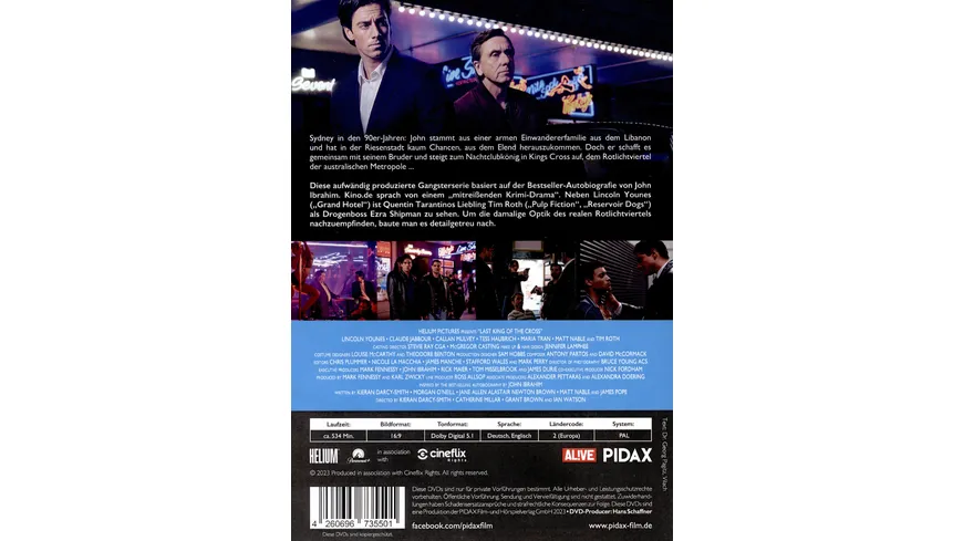 Last King of the Cross, Staffel 1 / Die ersten 10 Folgen der Serie basierend auf der Autobiografie von John Ibrahim [3 DVDs]