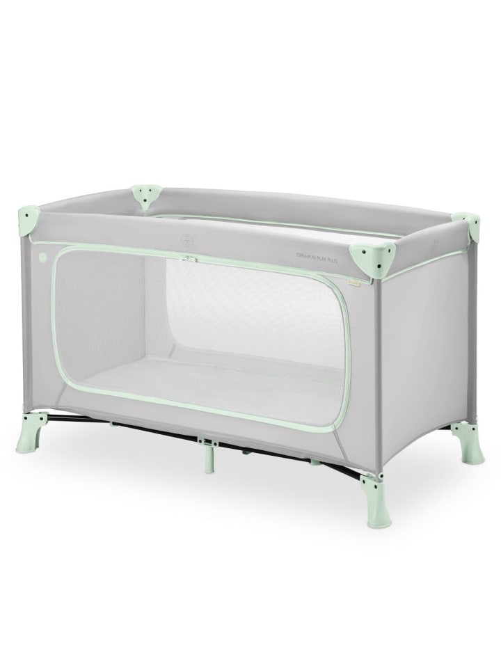 Hauck Reisebett Dream N Play Plus (mit seitlichem Einstieg) in grau,gruen günstig kaufen onesize