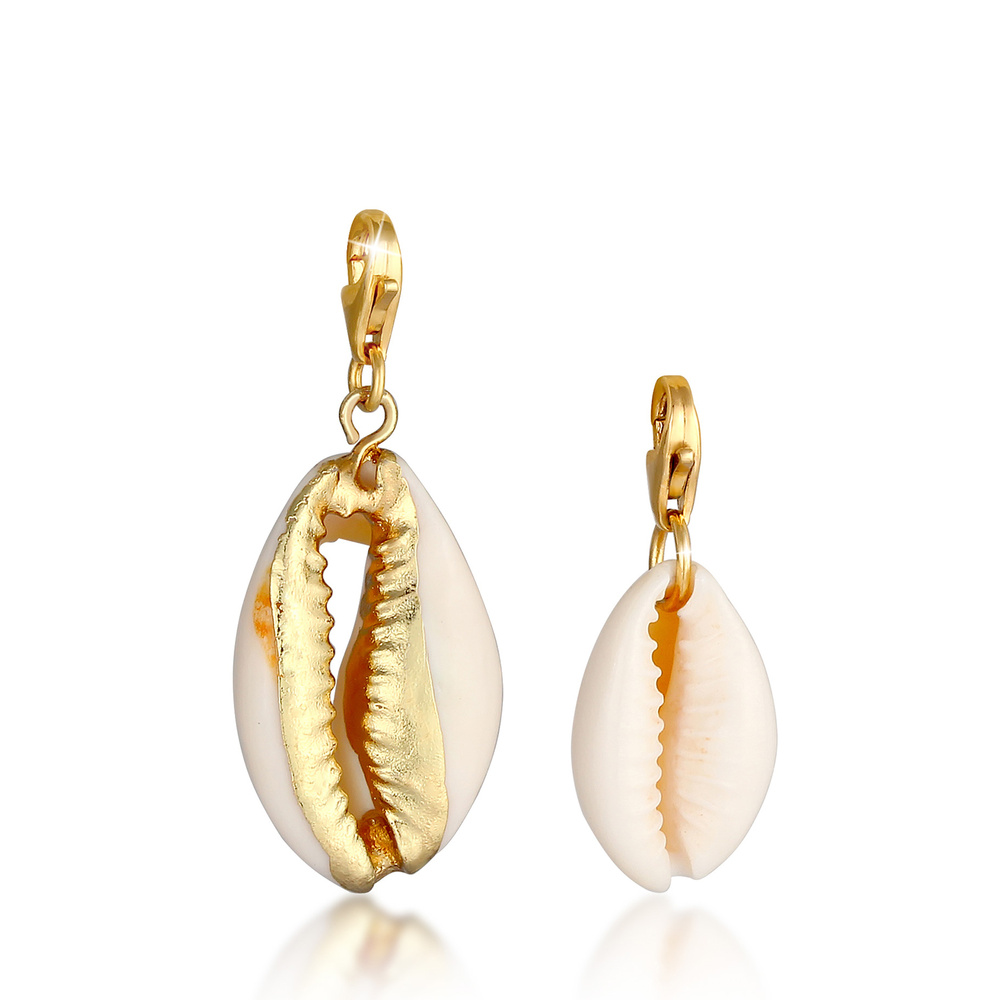 Nenalina Nenalina Amulette Charmant ensemble pour dames Kauri coquillage en 925/1000 argen Pendentif