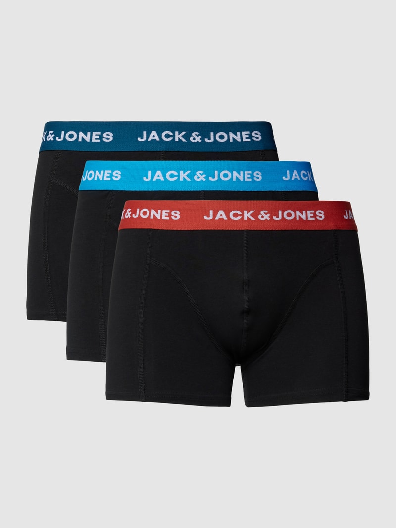 Trunks im 3er-Pack Modell 'MARVIN' in schwarz