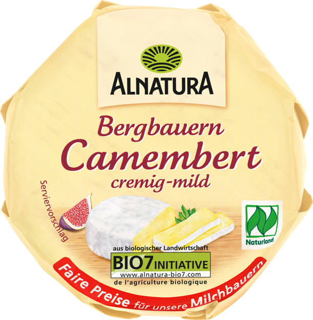 Alnatura Bio Bergbauern Camembert
