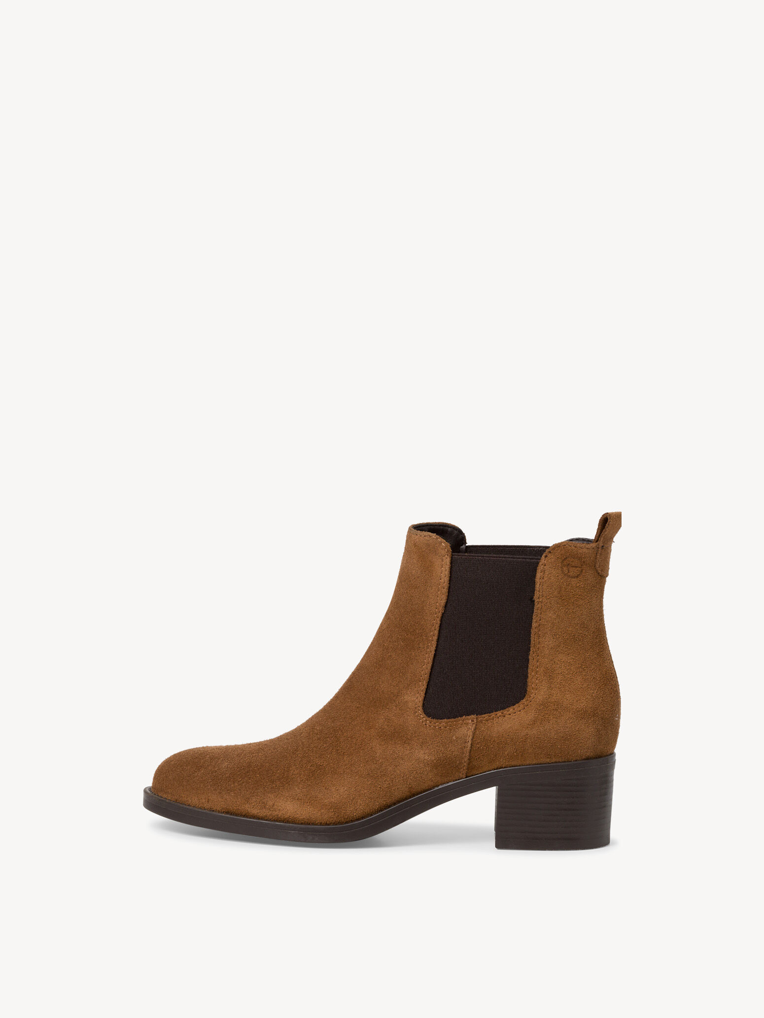 Bottine Chelsea en cuir - marron
