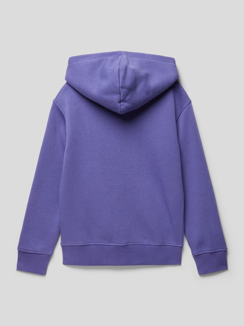 Hoodie mit Label-Print Modell 'ORVESTERBRO' in purple