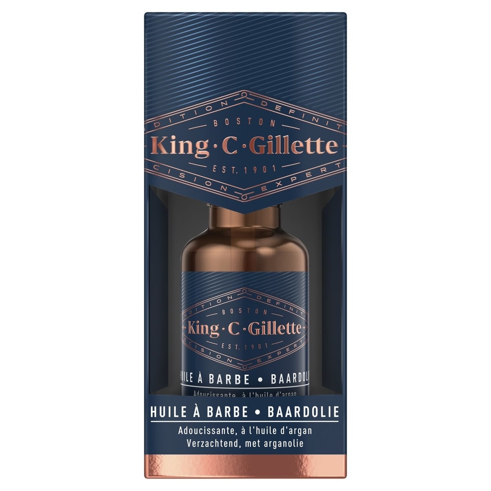 gillette Gillette King C. Huile À Barbe, 30 ml Soin