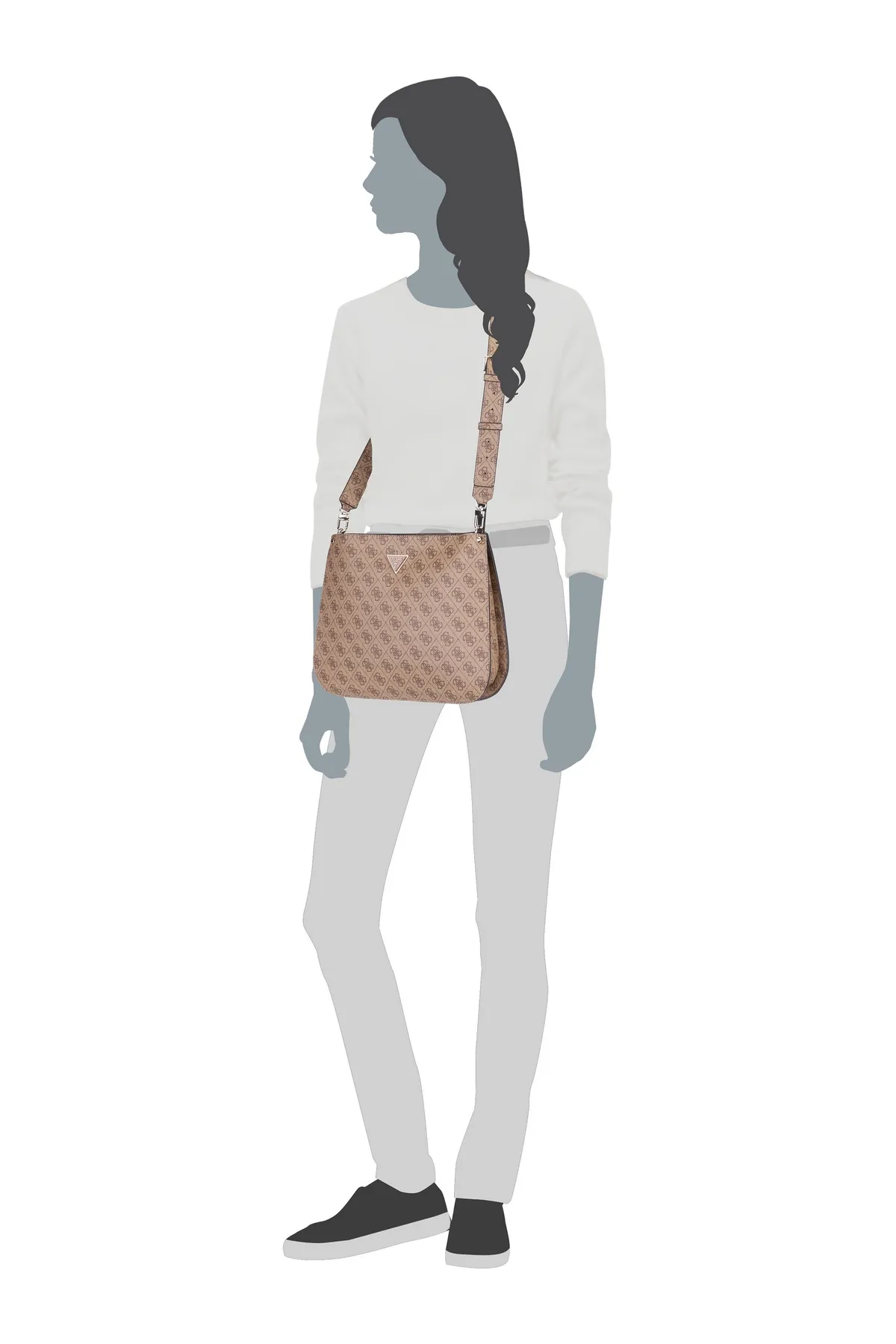 Guess  Umhängetasche Meridian Shoulder Bag Logo