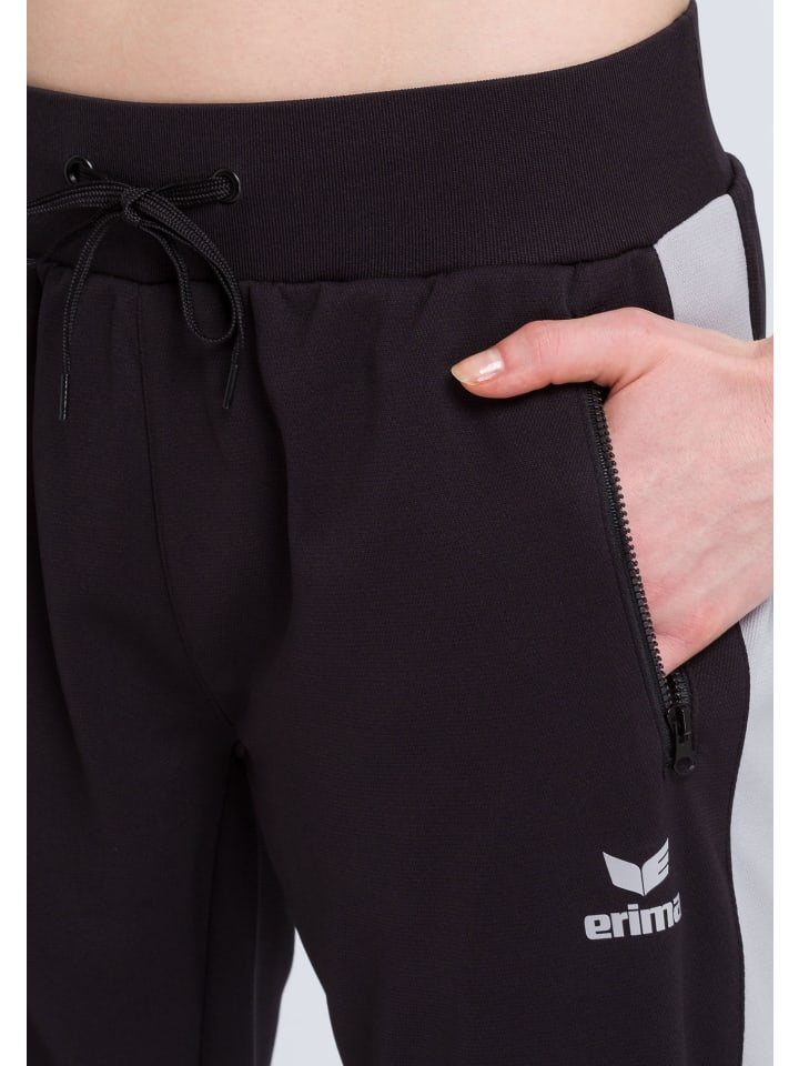 erima Squad Worker Hose in schwarz/silver grey günstig kaufen