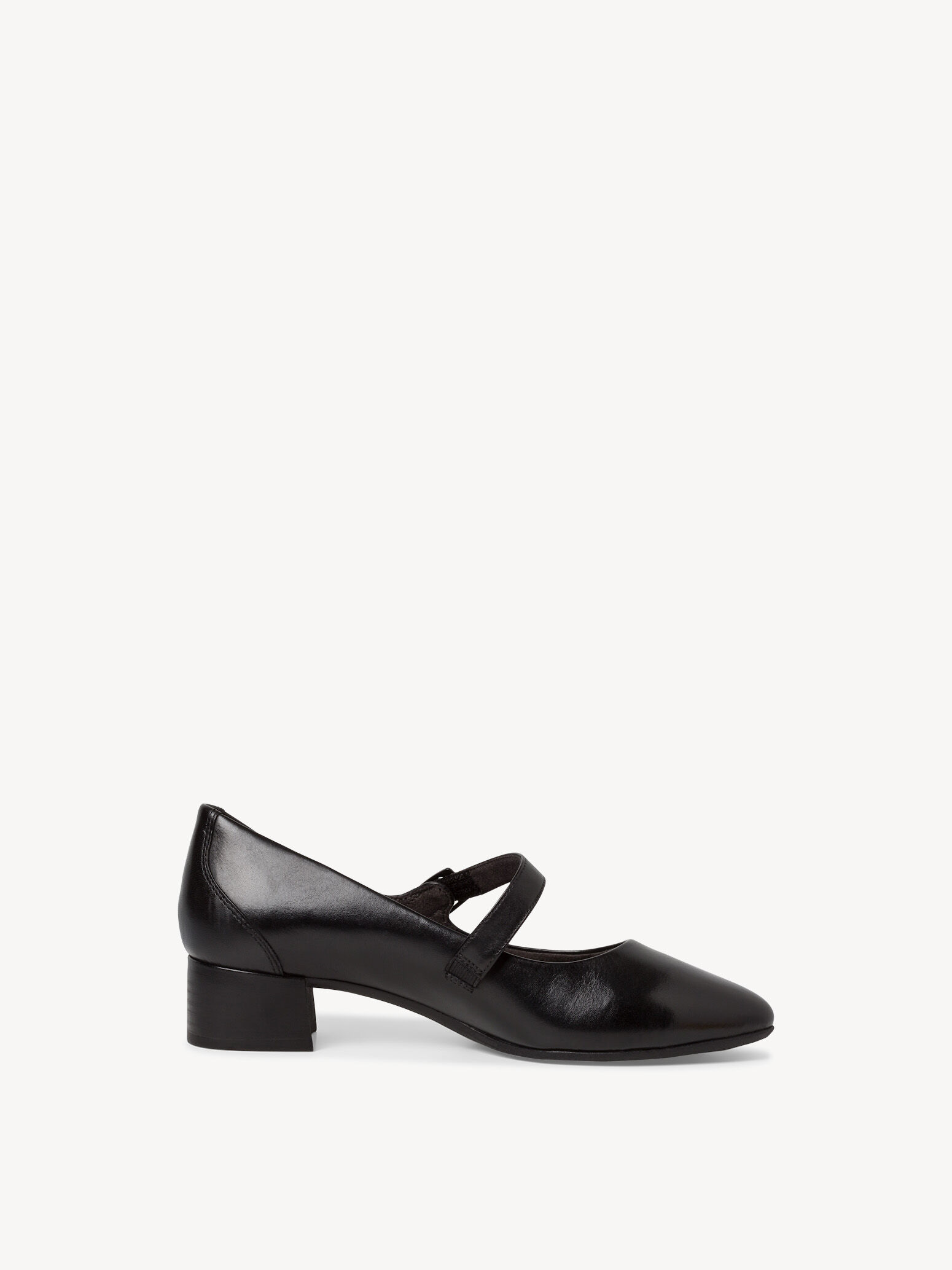 Escarpin en cuir - noir