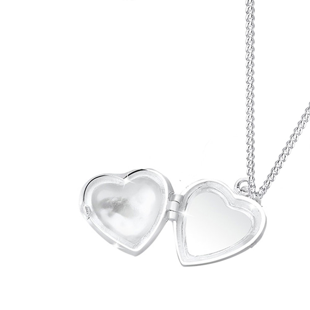 Elli Elli Collier Femme Médaillon Coeur Ornement de Pendentif Ludique en Argent Sterli collier