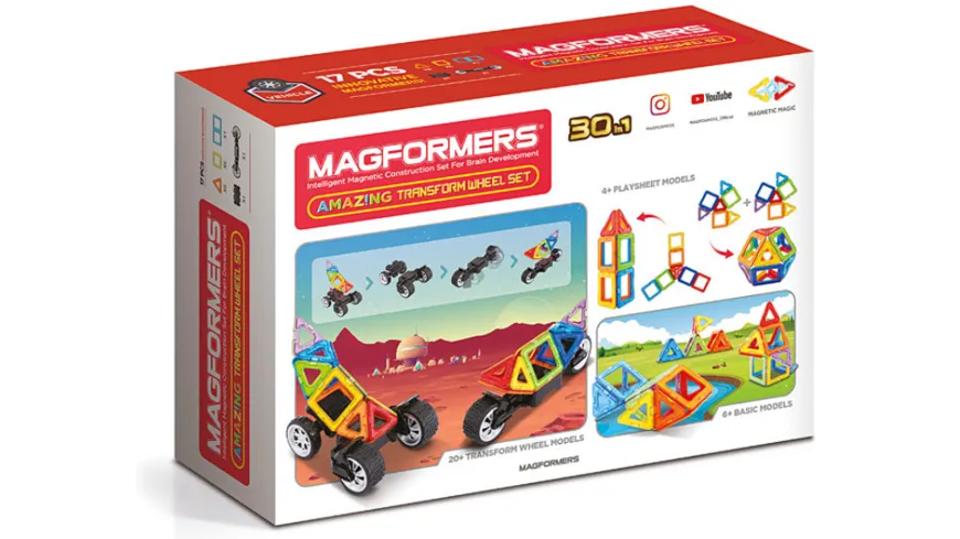 Magformers 278-59 - Amazing Transform Wheel Set 17 Teile