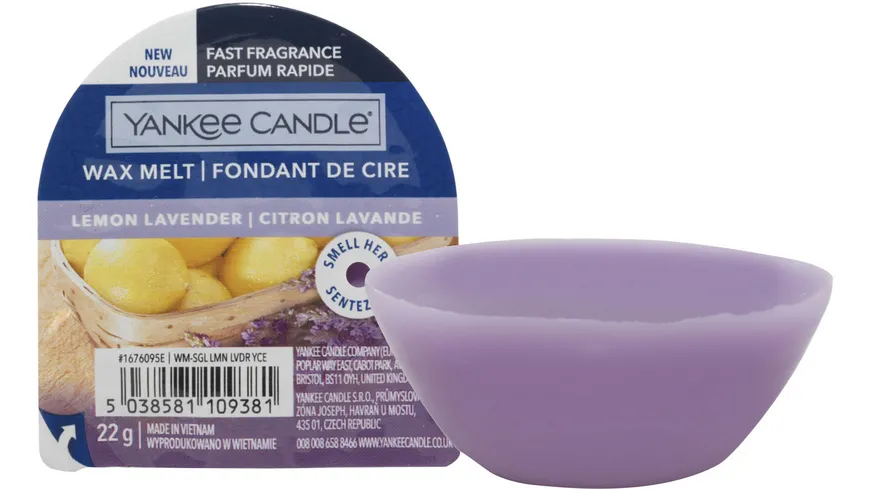 Yankee Candle Wax Melt Lemon & Lavender
