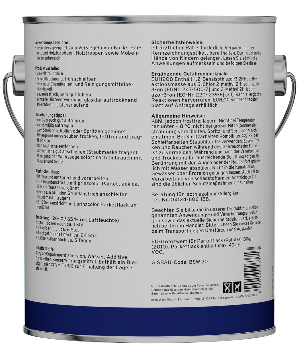 Plid Premium Parkettlack Parkettsiegel Klarlack Farblos Glänzend