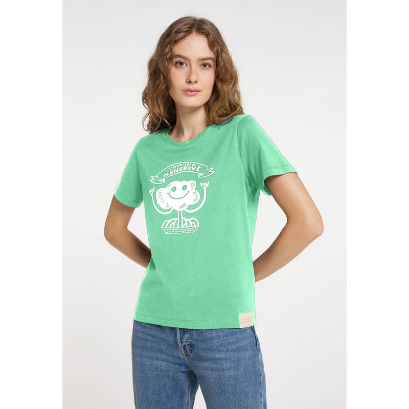 SOMWR T-Shirt With Mangrove Print T-Shirt Damen