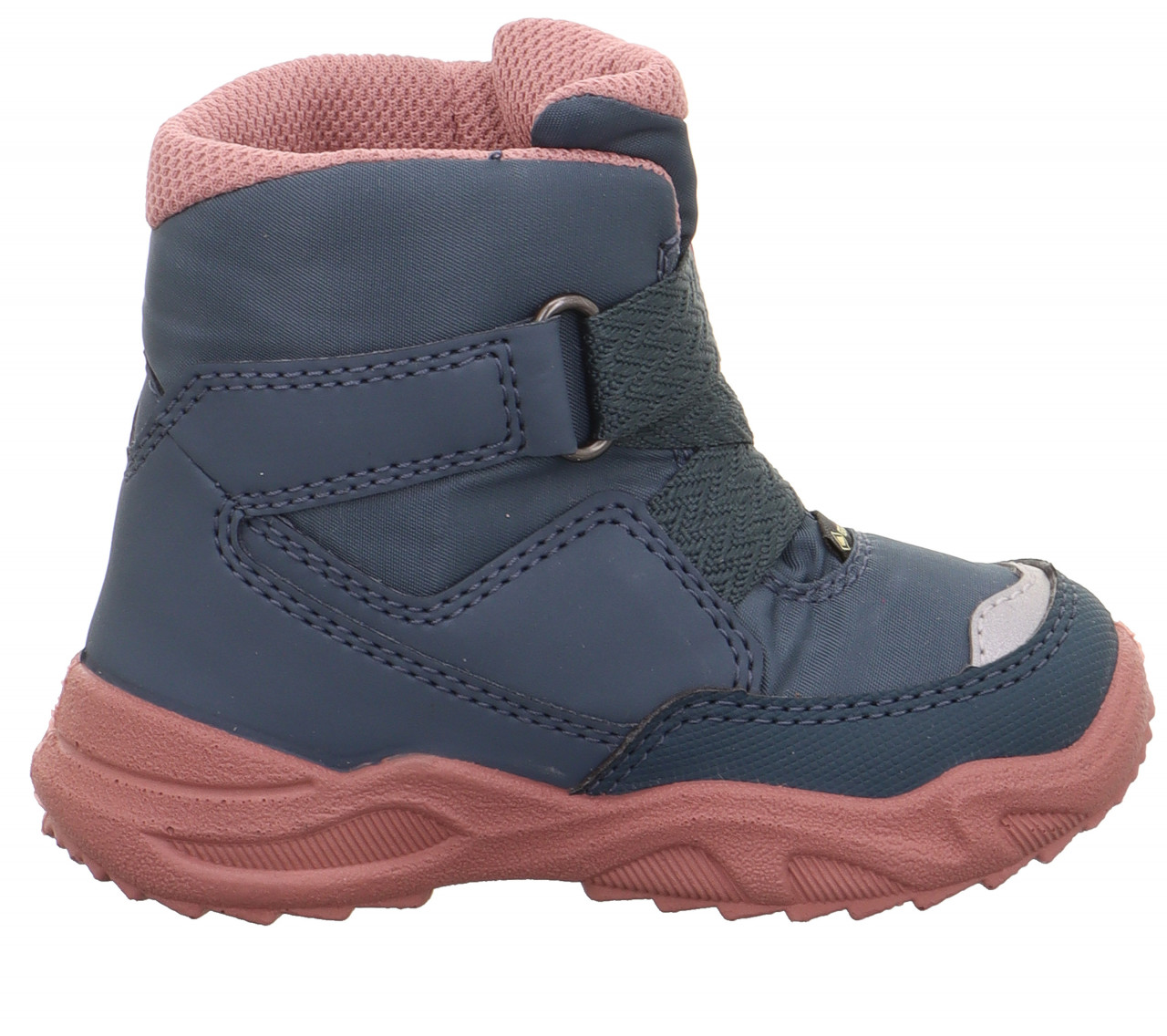 GLACIER - Blau/Rosa Boots mit Klettverschluss