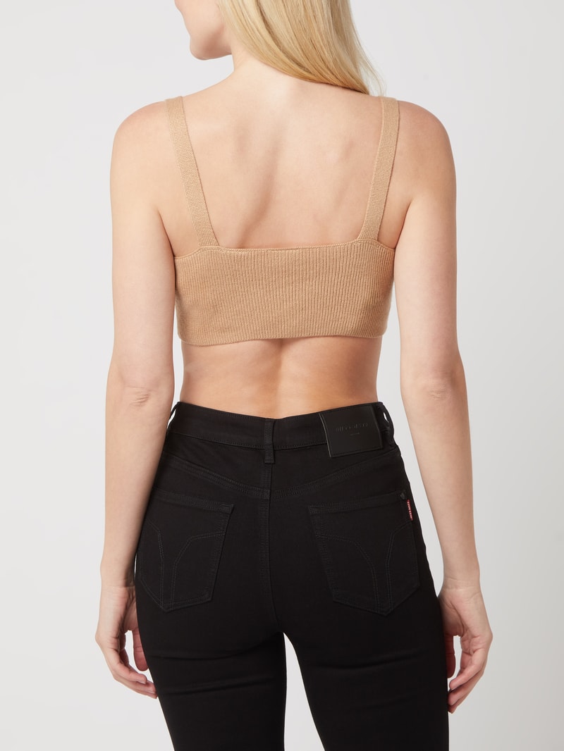 Crop Top mit Woll-Anteil - Levi’s® x GNTM in camel
