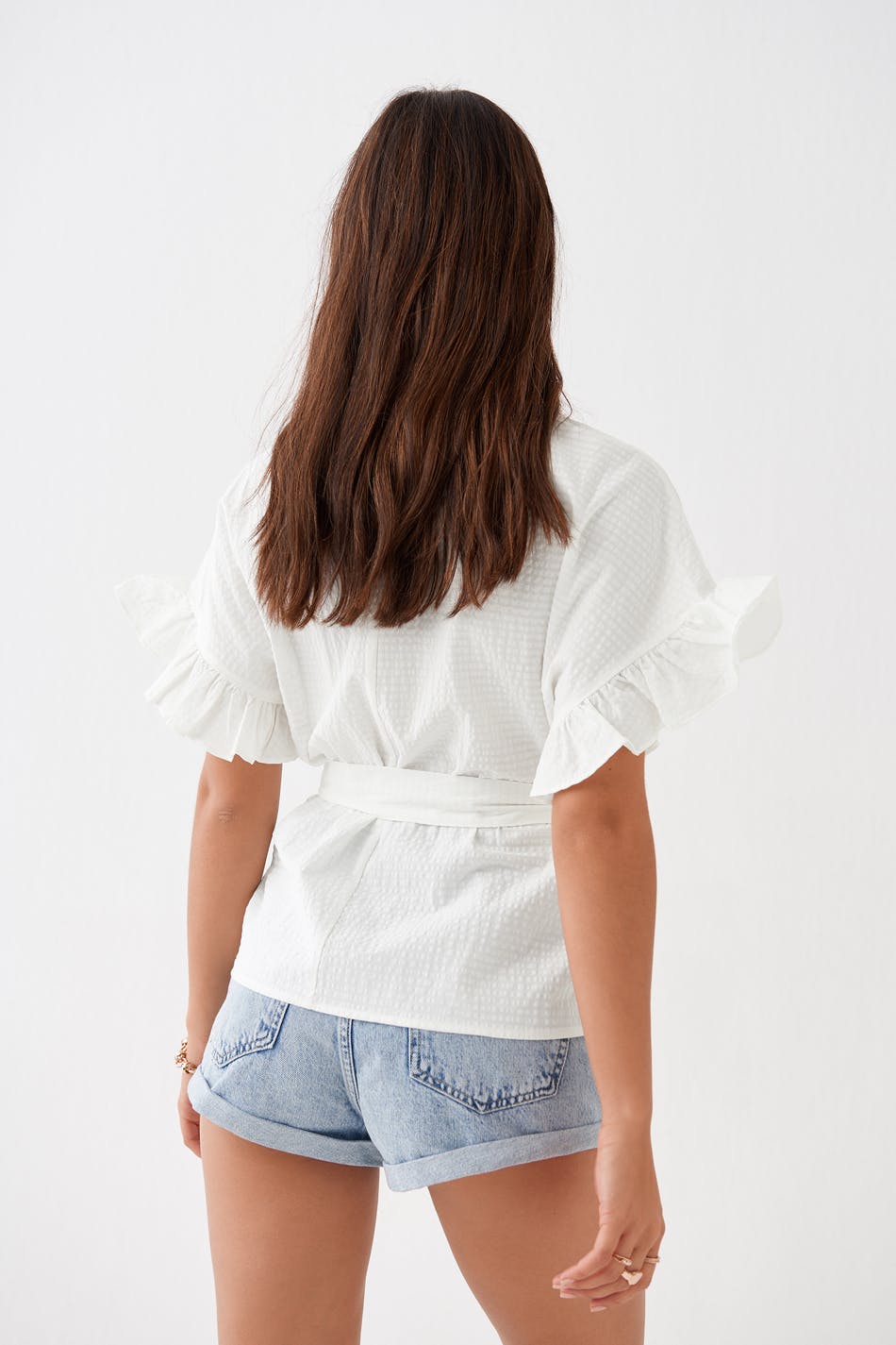 Marika frill top