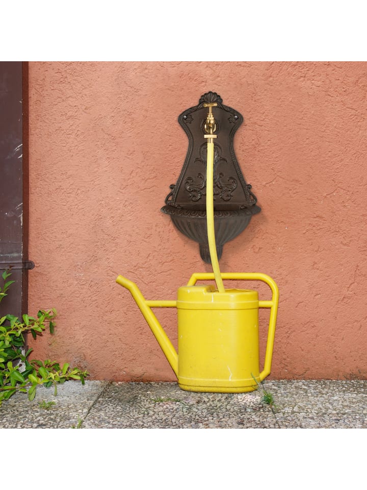 relaxdays Wandbrunnen in Braun - (B)24,5 x (H)42 x (T)11,5 cm günstig kaufen onesize