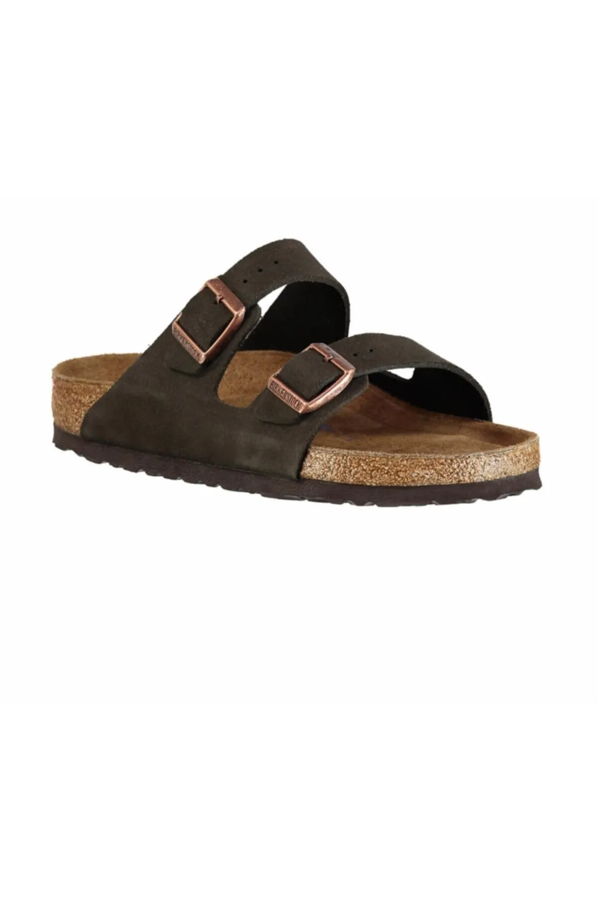 Birkenstock  Pantolette - Braun - Flacher Absatz