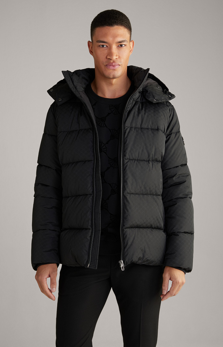 Cornflower Steppjacke Vastos in Schwarz