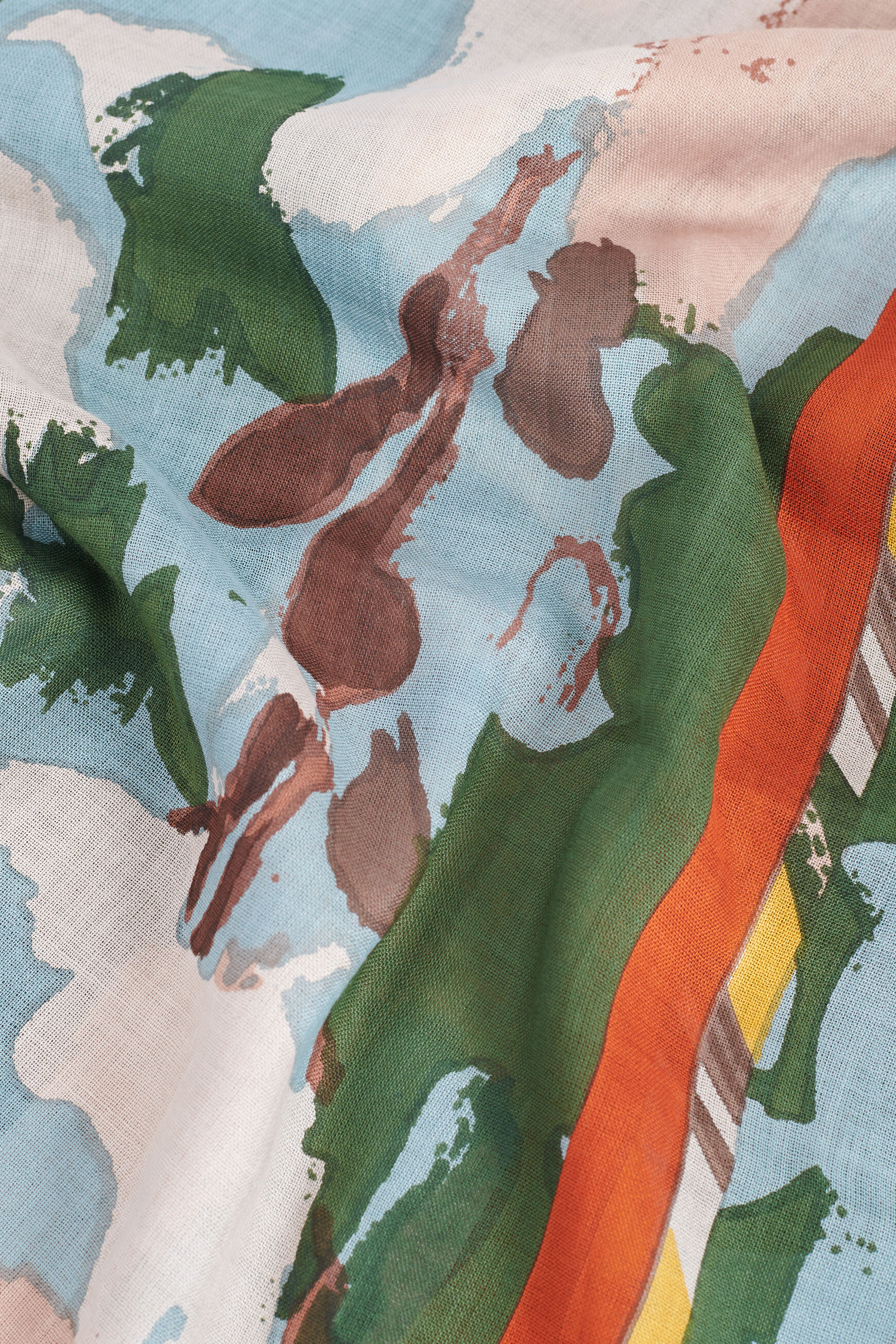 foulard pavel vert clair femme