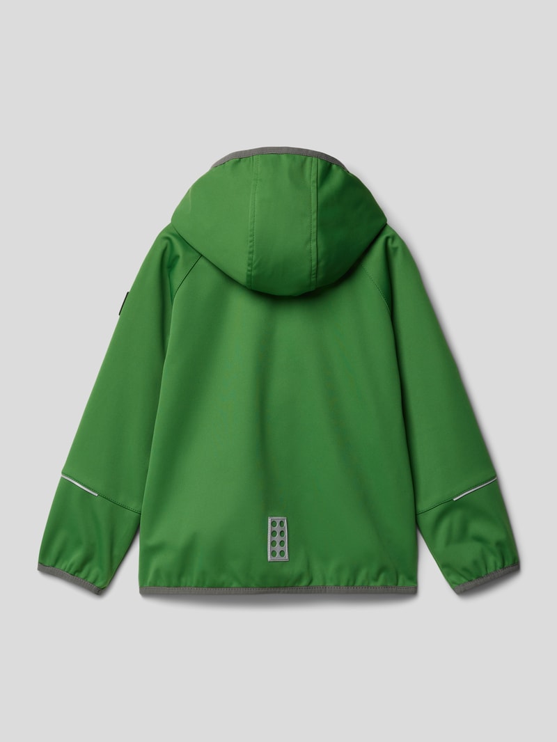 Softshell-Jacke mit abnehmbarer Kapuze Modell 'SEFRIT 200' in lindgrün