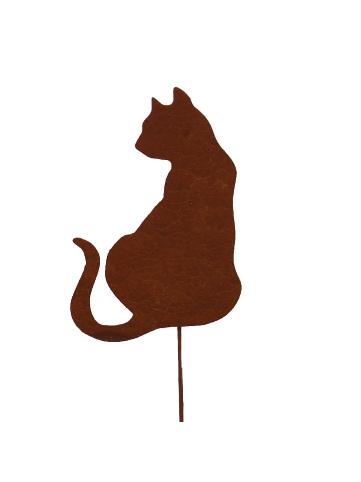 UNUS 3er Set Gartenstecker Rost Katzen in Braun günstig kaufen onesize