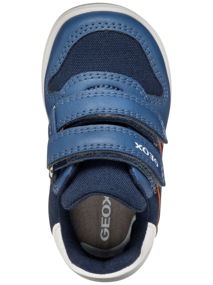 Geox Halbschuhe in Blau/Orange günstig kaufen