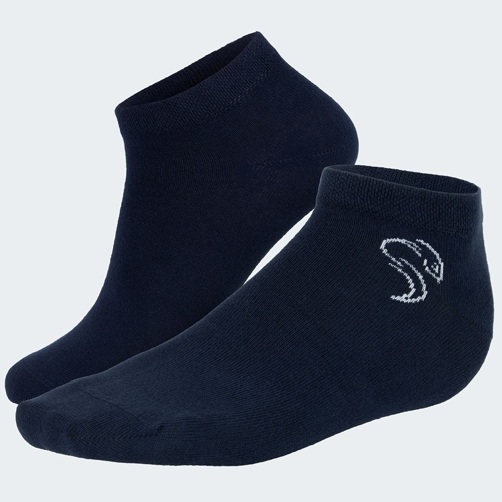 Black Snake 3-Pack Blue Smooth Style Sneakersocken