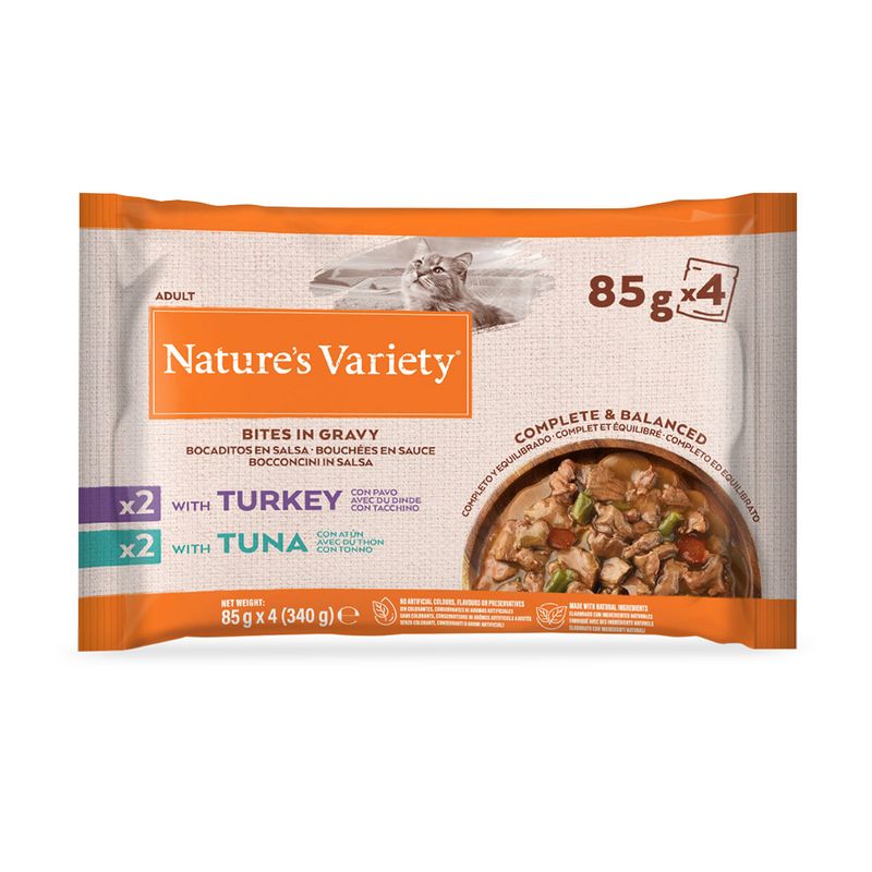 Sparpaket Nature's Variety Bites in Soße Mixpaket 88 x 85 g