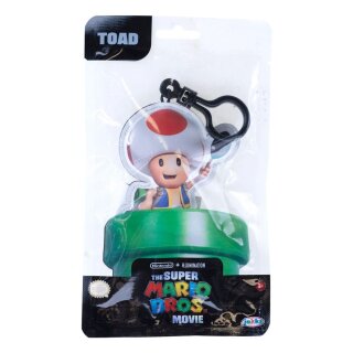 Der Super Mario Bros. Film Plüsch-Schlüsselanhänger - Toad