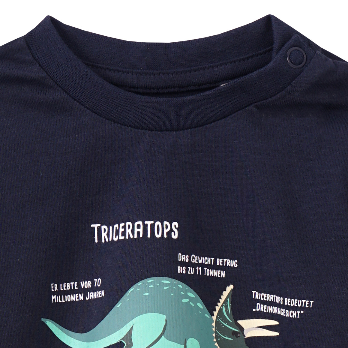 Baby Langarmshirt mit Triceratops-Print