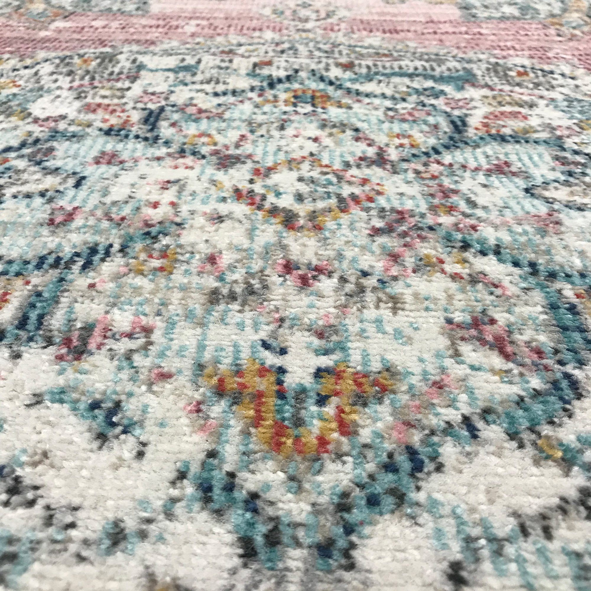 Teppich the carpet Palma robuster Teppich, Flachgewebe, modernes Design, the carpet, Rechteck, Höhe: 4 mm, Outdoor, UV-Beständig, Wetterfest, Küche, Esszimmer
