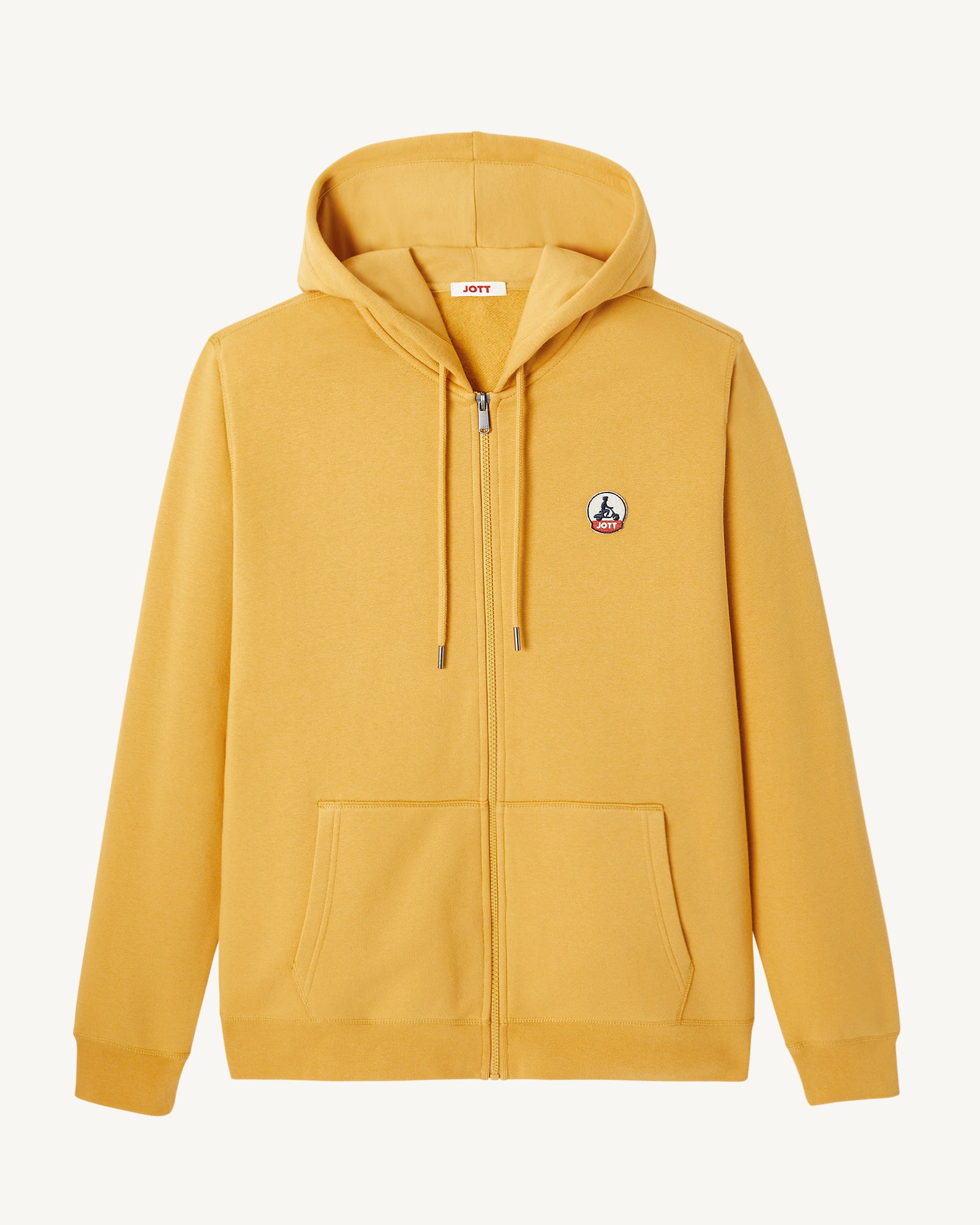 Sweat à capuche en coton biologique Malt blond Mexico