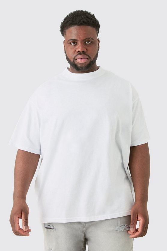 Plus Oversize T-Shirt mit Los Angeles Renaissance-Print