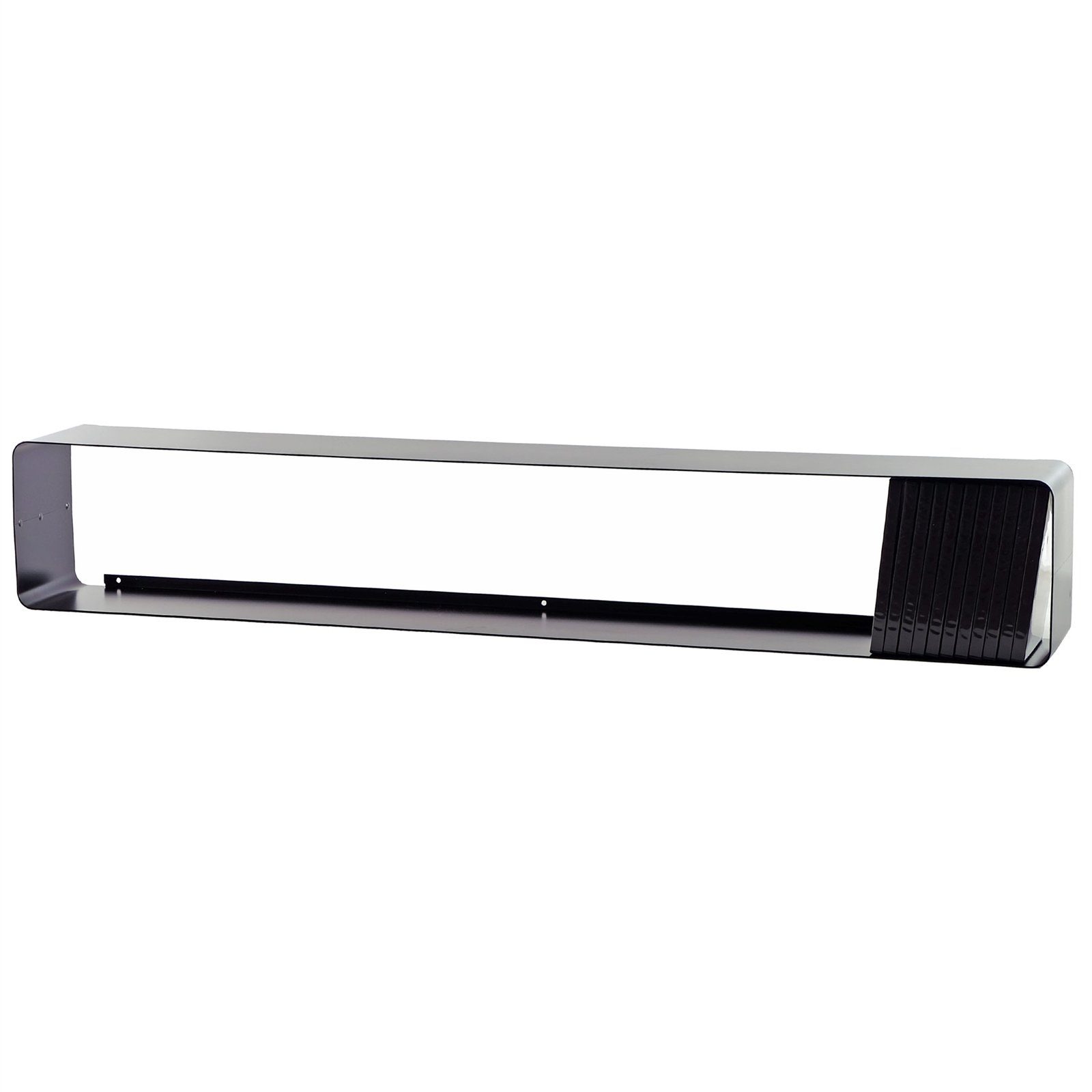 DESIGN DELIGHTS CD-Regal DESIGN DVD WANDREGAL CUBE L, 120cm Metall Retro Regal für ca. 110DVDs