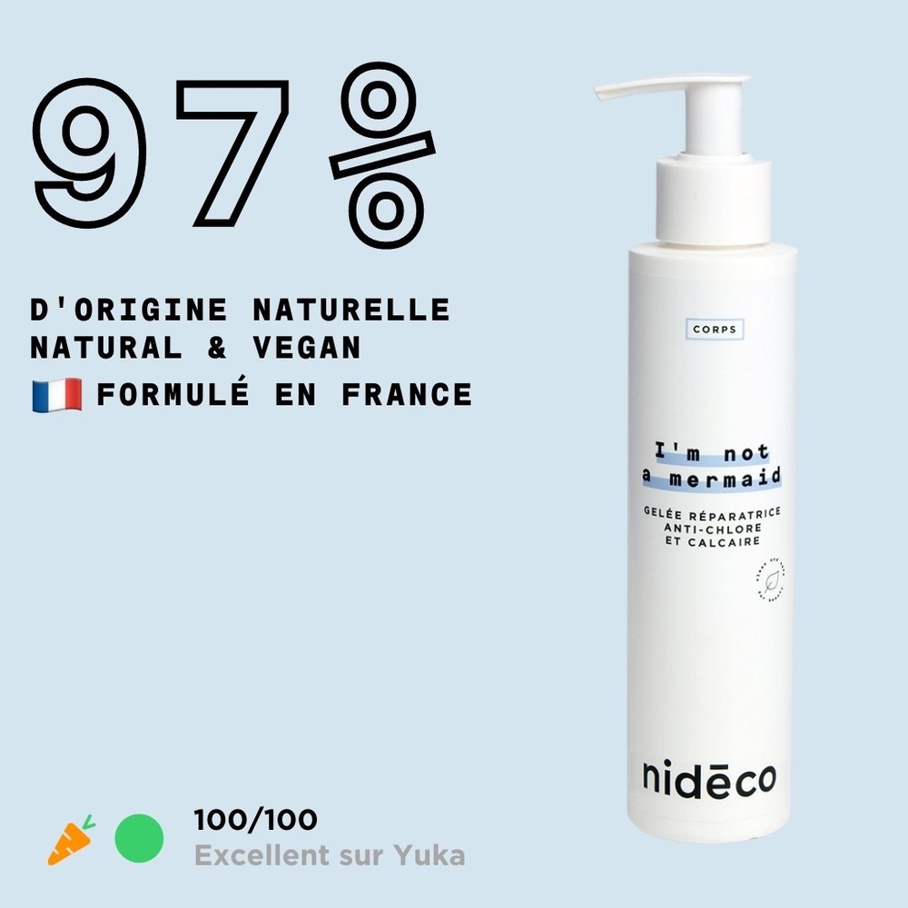 nidéco I'm Not A Mermaid Gelée réparatrice anti-chlore et calcaire