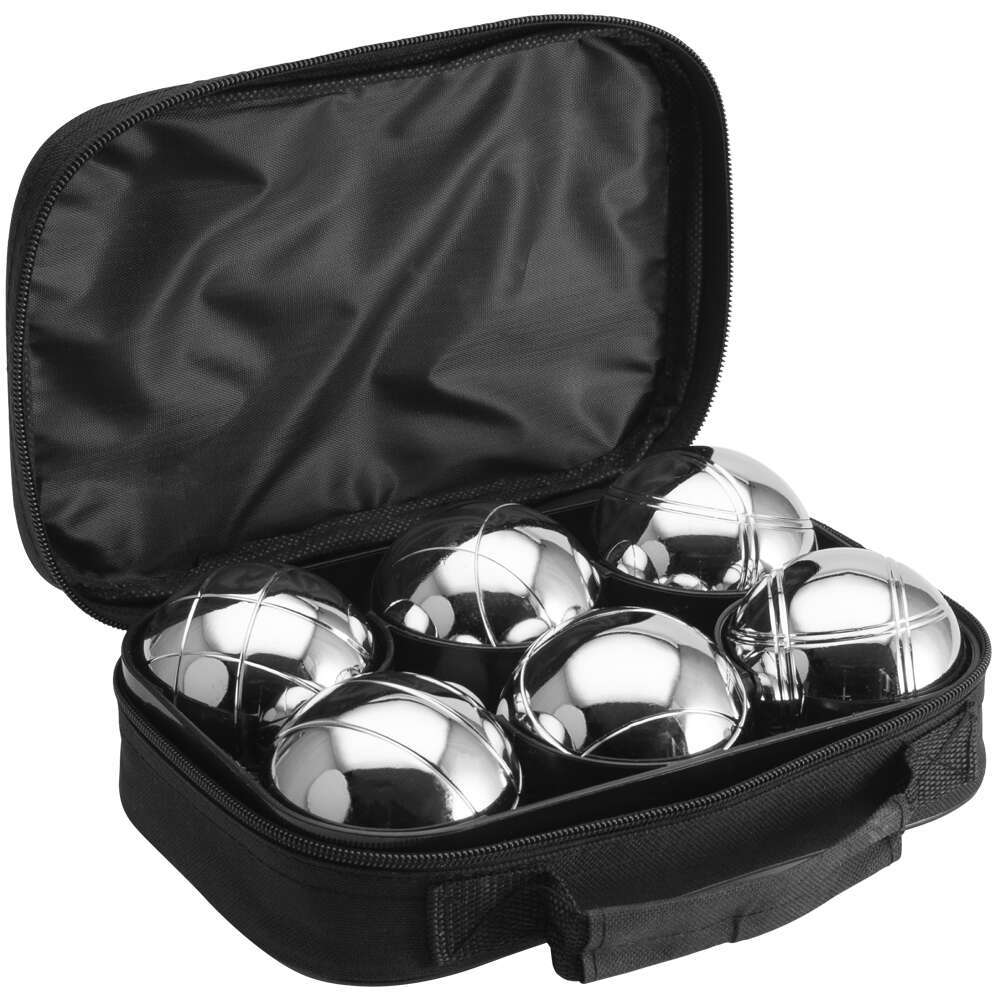 JELEX Throwback Boccia 6er-Set Boule Kugeln mit Tragetasche