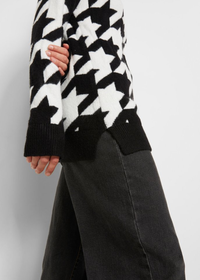 Pullover mit Stehkragen