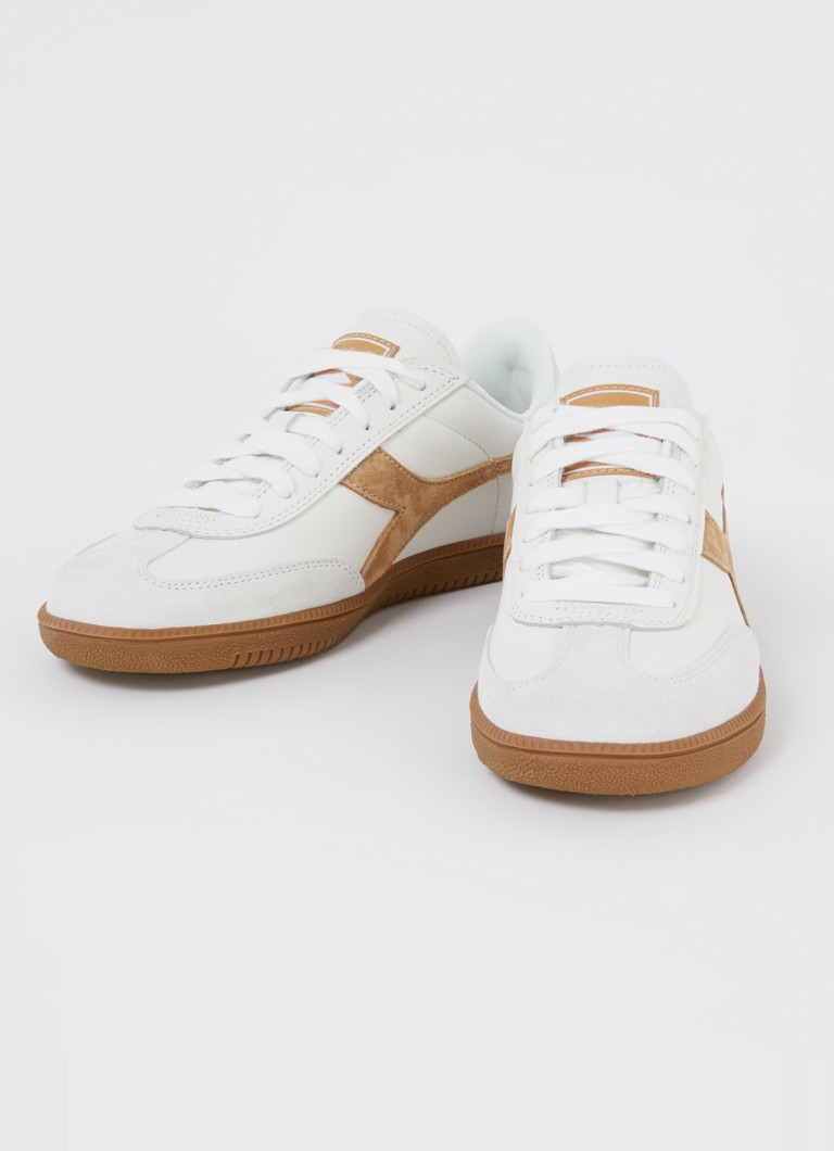 Kožené tenisky Diadora C6811 se semišovými detaily