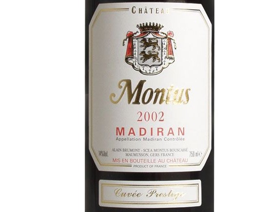 Brumont Château Montus Prestige 2002 Sud-Ouest Madiran