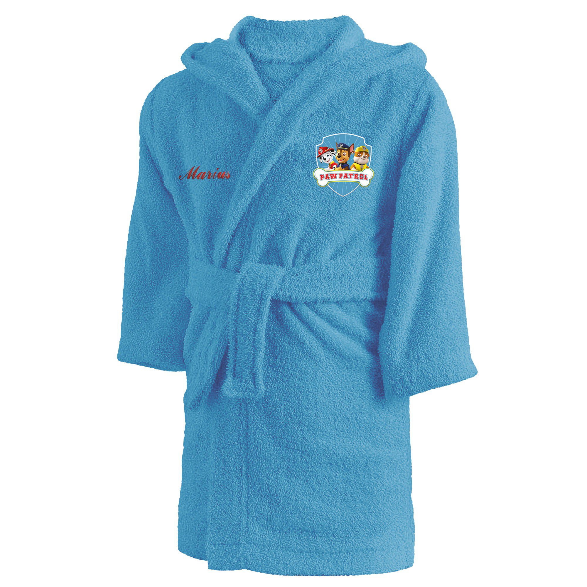 Peignoir de bain Pat'Patrouille personnalisable