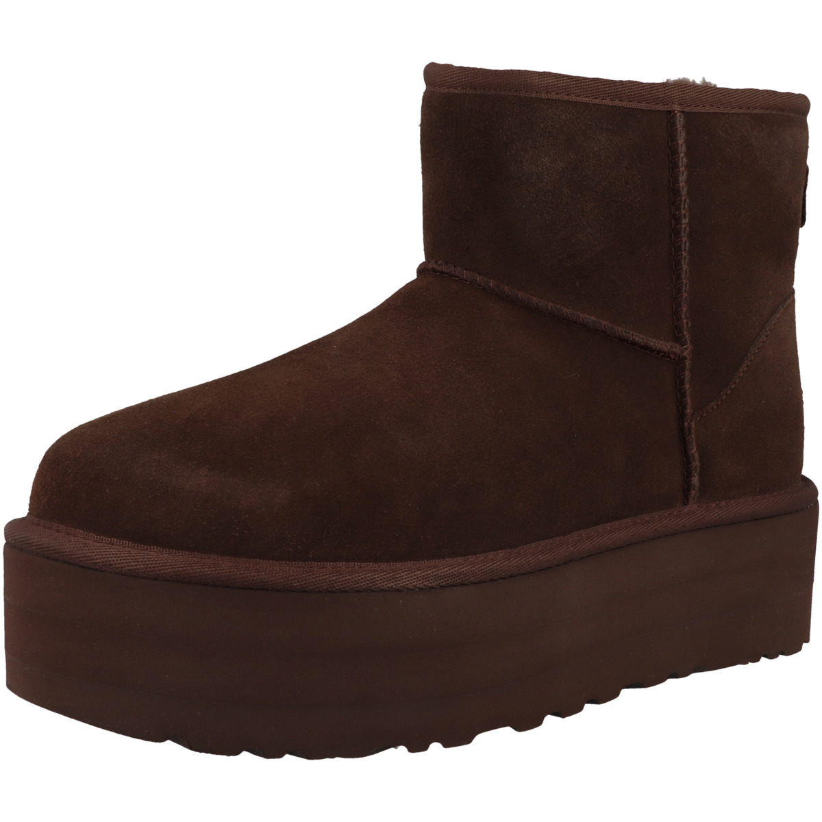 UGG Classic Mini Platform Boots dunkelbraun