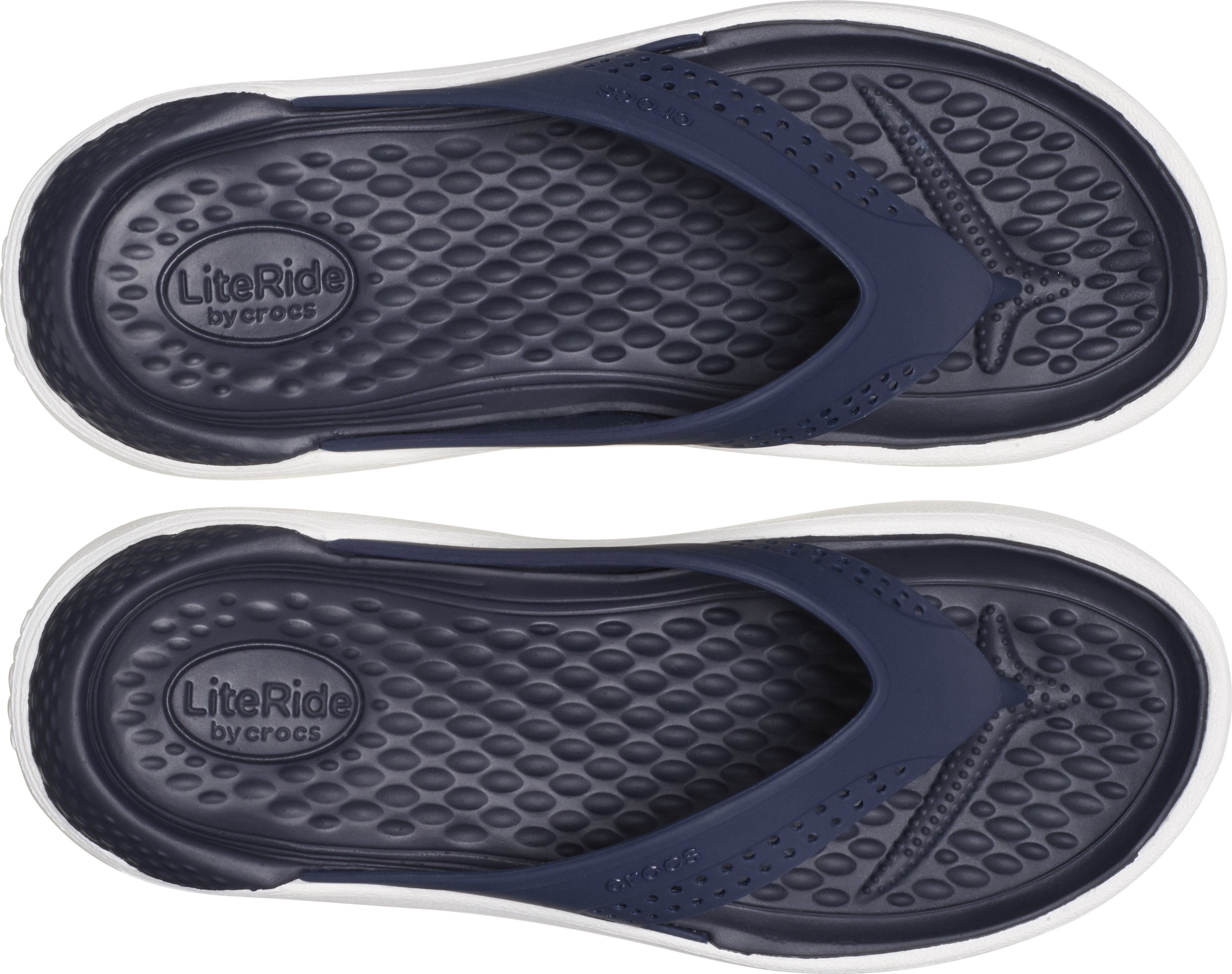 Crocs Lite Ride Flip Badezehentrenner mit weichem Zehensteg