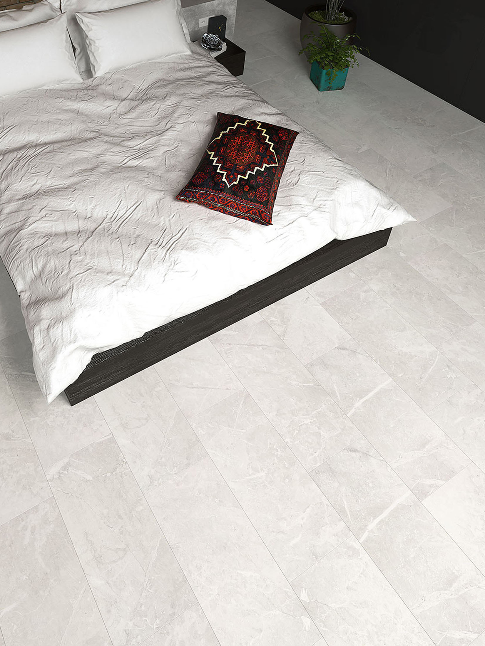 Stone Klick-Laminat, Granit Weiß 62291
