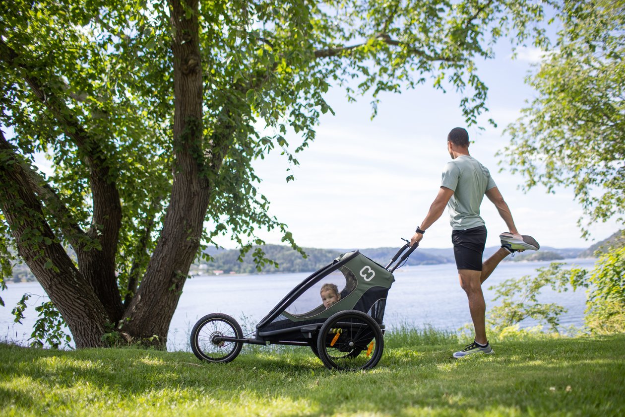 Hamax Jogger-Set fu00fcr Outback einstellbar